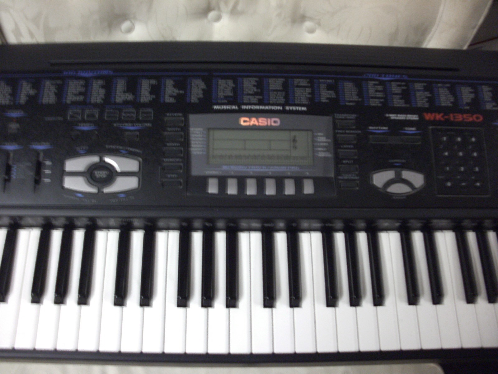 Vintage Casio WK1350 Musical Information System & Synthesizer eBay